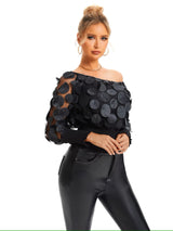 'Aprelia' Fashion off shoulder top