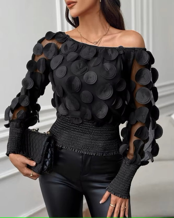 'Aprelia' Fashion off shoulder top