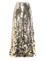 'Tara'  Sequins Elegant A-line Skirt