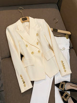 'Leosoxs' White Blazer