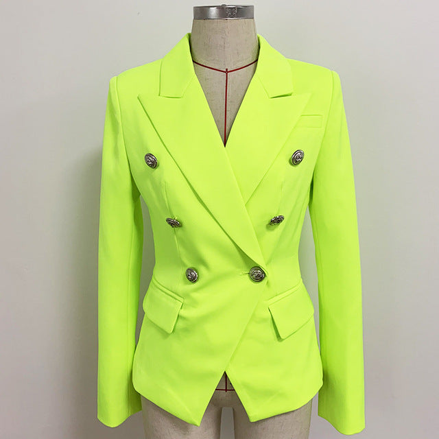 'Leosoxs' Green & Yellow Blazer